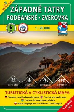 Obrázok - Západné Tatry - Podbanské - Zverovka 1:25 000 (4.vydanie)