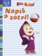 Kniha - Máša a medveď Napíš a zotri!